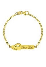 lovely tag id link chain baby boy bracelet 